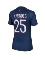 Paris Saint-Germain Nuno Mendes #25 Kotipaita Naisten 2023-24 Lyhythihainen